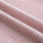 Lot de 2 housses de coussin en chenille rose 30 x 50 cm